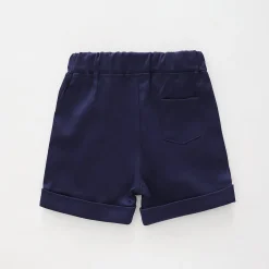Navy Woven Shorts