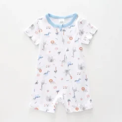 New-born Baby Boys' on Safari Romper