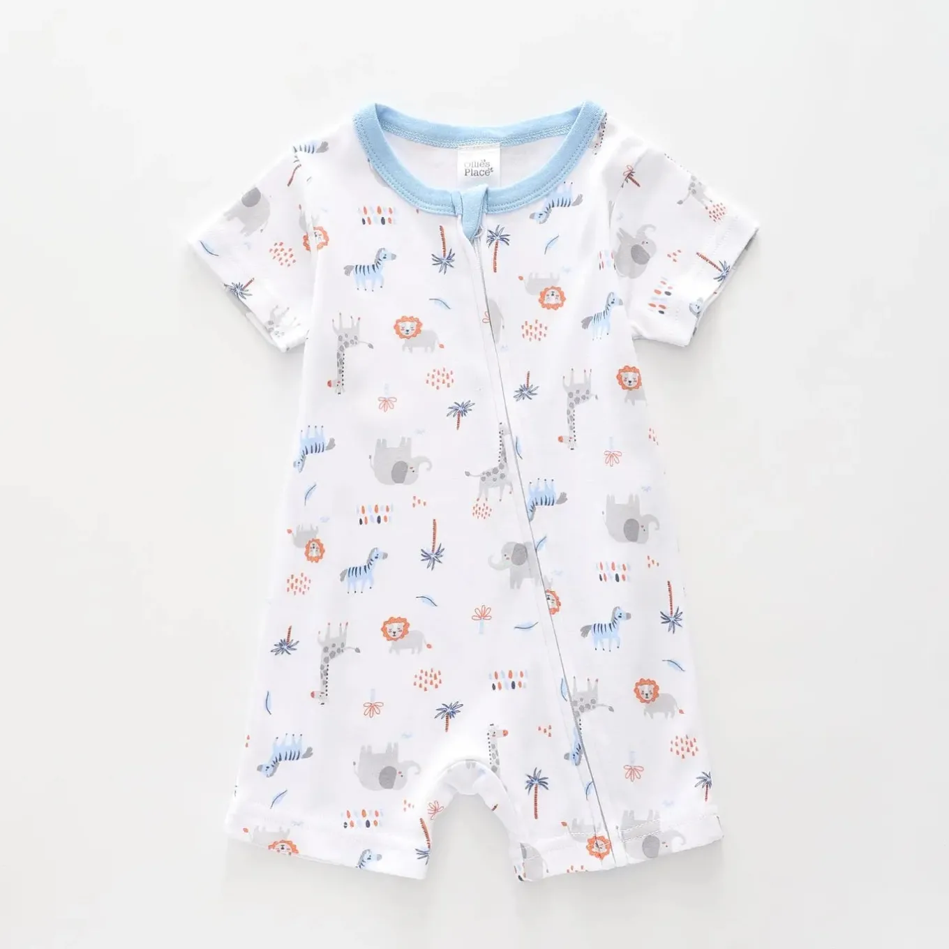 New-born Baby Boys' on Safari Romper