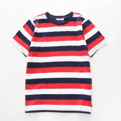 Older Boys Sports Striped Tee