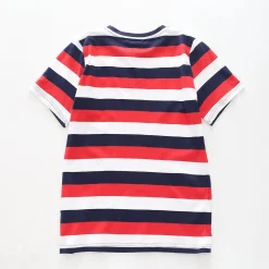Older Boys Sports Striped Tee