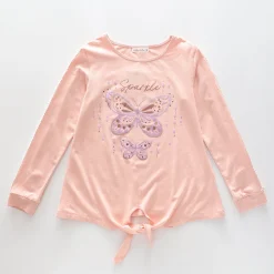 Older Girls' Butterfly Sparkle Top