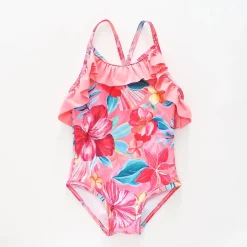 Painted Floral One-piece Swimsuit