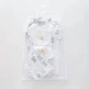 7pc cotton interlock baby gift set Cute bear print
