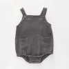 Pewter Cheesecloth Sunsuit