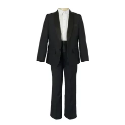 4 Piece Black Tuxedo Suit Set (6mth to 7 yrs)