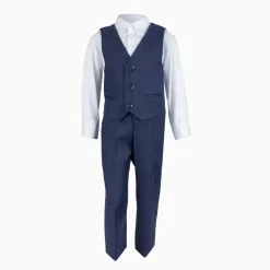 3 Piece Navy Suit Set