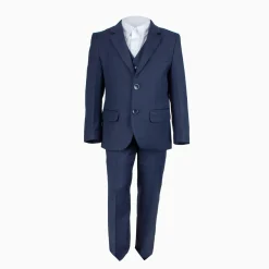 4 Piece Navy Suit Set