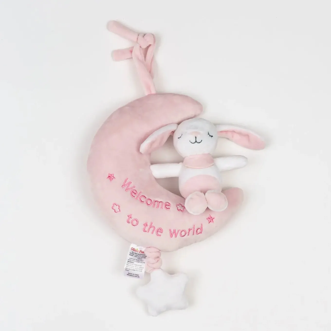 Pink Bunny Musical Toy