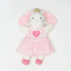 Pink Bunny Puppet Toy