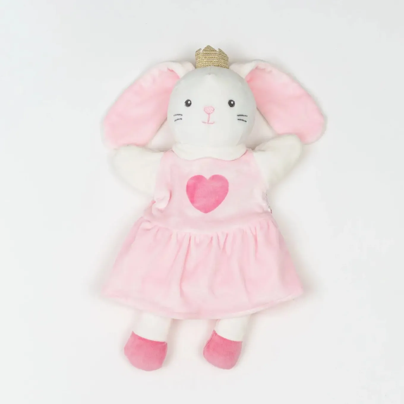 Pink Bunny Puppet Toy