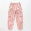 Pink Cargo Pants