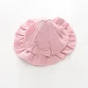 Pink Cheesecloth Sun Hat