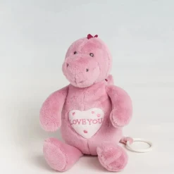 Pink Dinosaur Musical Toy