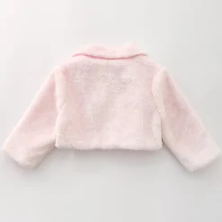 Pink Faux Fur Bolero Stole