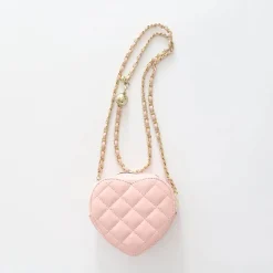 Pink Heart, Girls Shoulder Bag
