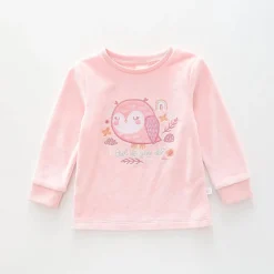 Pink Owl, Infant Girls Winter Top