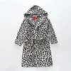 Plush Leopard, Girls Dressing Gown