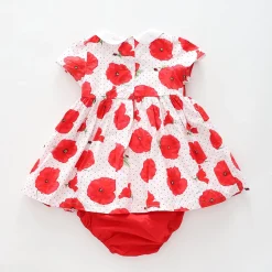 Pretty Poppy Dress Set