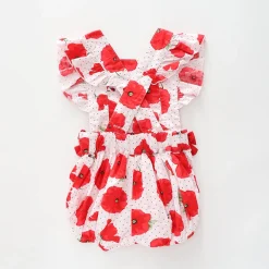 Pretty Poppy Sunsuit