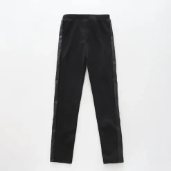 PU Leather Panel, Older Girls Leggings