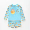 Puffer Fish Print Swim Set