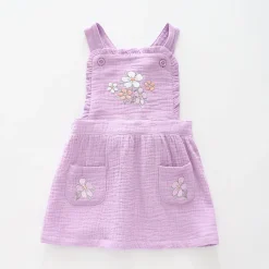 Purple Cheesecloth Pinafore