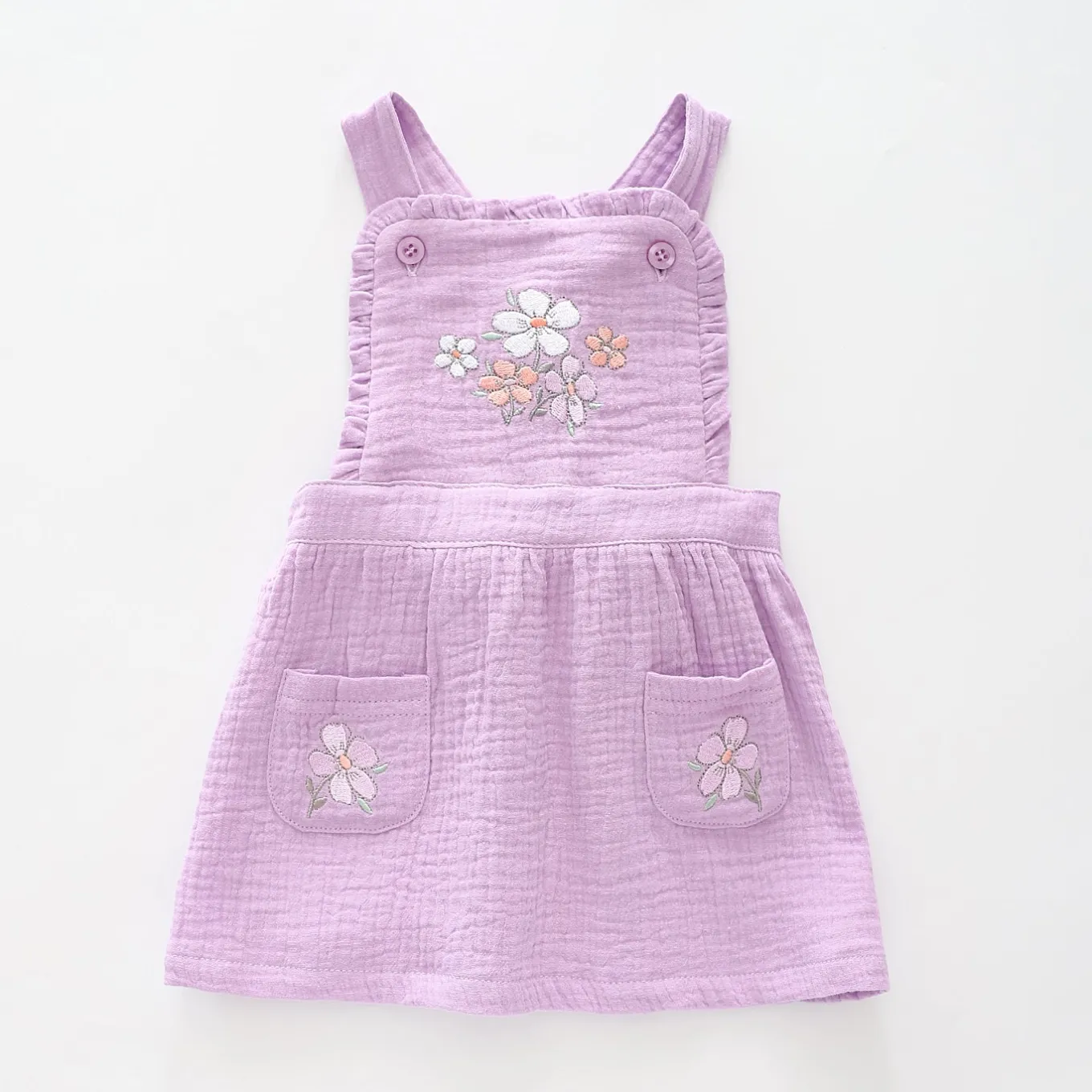 Purple Cheesecloth Pinafore
