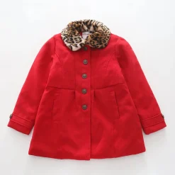 Racing Red, Older Girls Peacoat
