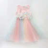 Rainbow Tulle Garden Dress