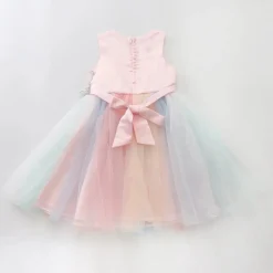 Rainbow Tulle Garden Dress