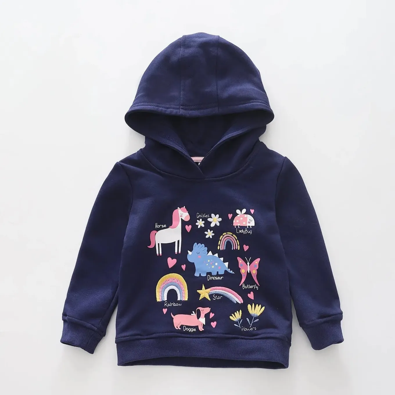 Rainbows and Nature, Infant Girls Winter Top