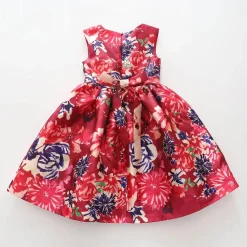 Red Florals Dress