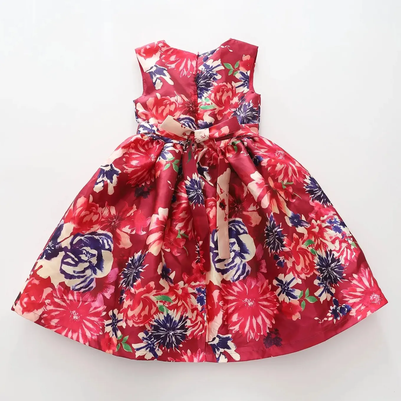 Red Florals Dress