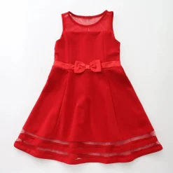Red Little Miss Panelled Dress