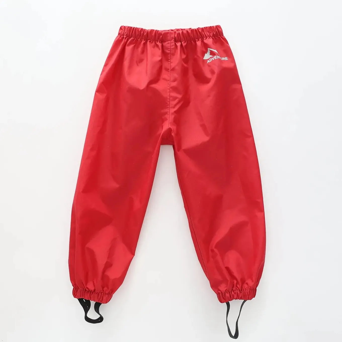 Red Water Repellent Rain Pants