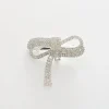 Rhinestone Infinity Bow Hair Clip
