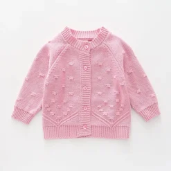 Rose Bud, Baby Girls Knit Cardigan