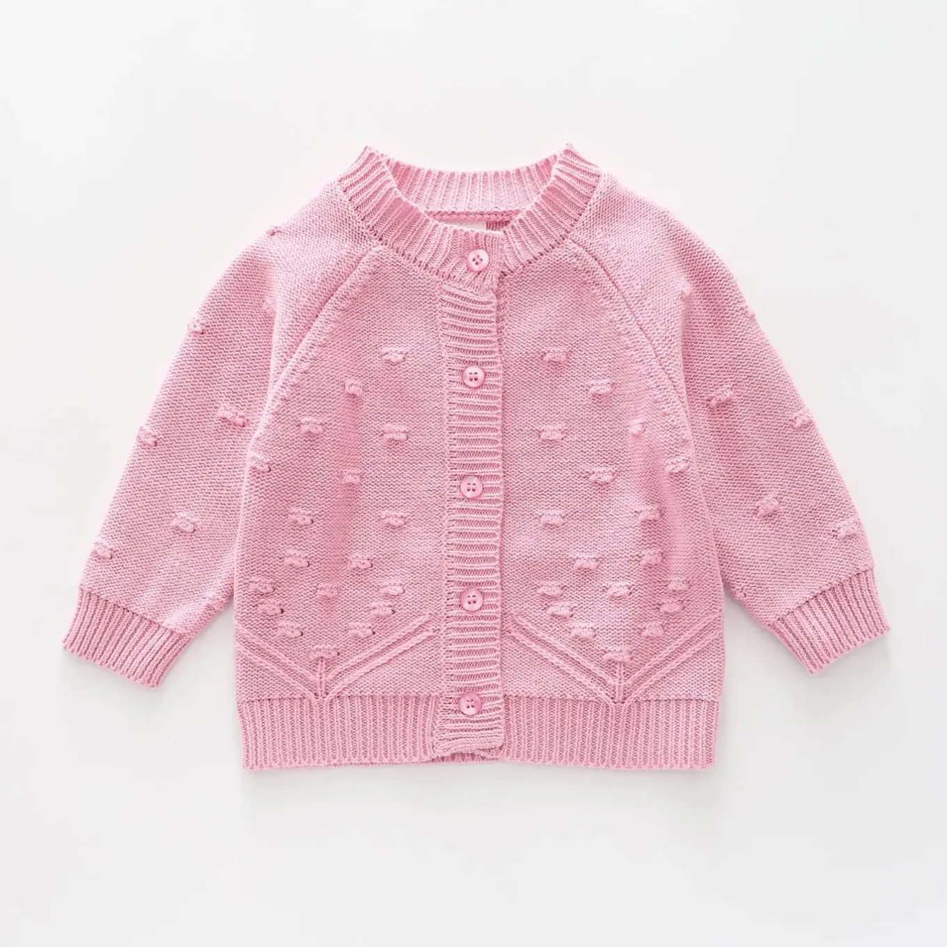 Rose Bud, Baby Girls Knit Cardigan