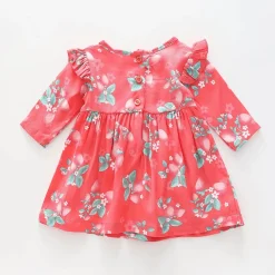 Strawberry Print Baby Girls' Dress