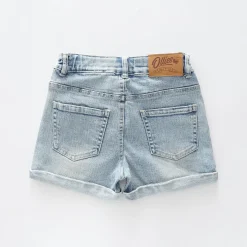 Stretch Denim Shorts