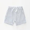 Stripe Cheesecloth Shorts