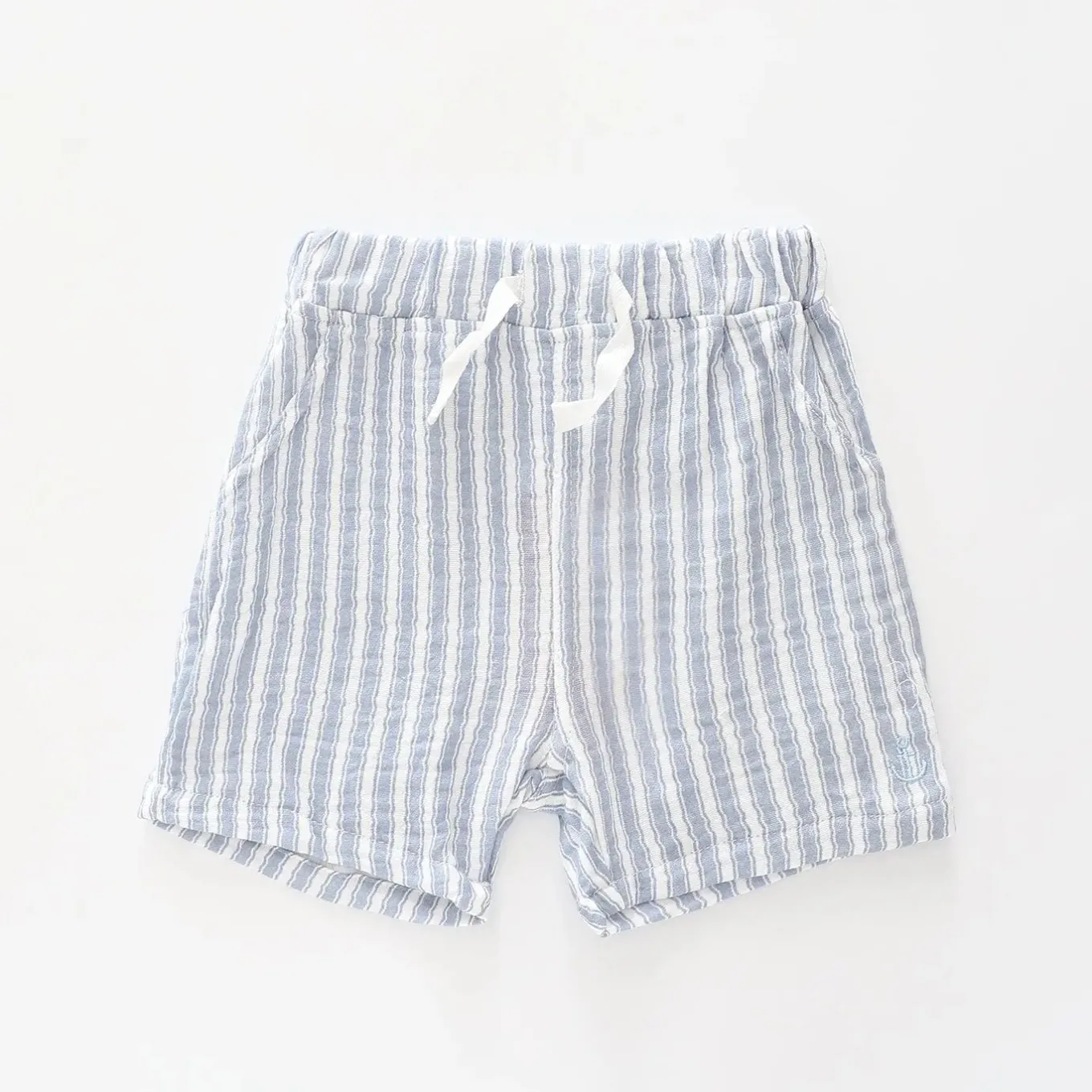 Stripe Cheesecloth Shorts