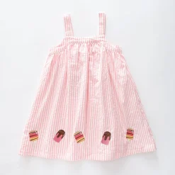 Striped Seersucker Dress