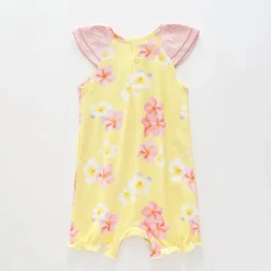 Sunshine Frangipani Sunsuit