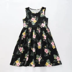 Tropical Sleeveless Dress