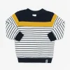 Varsity Kid Navy Striped Sweater Top - Toddler Boy