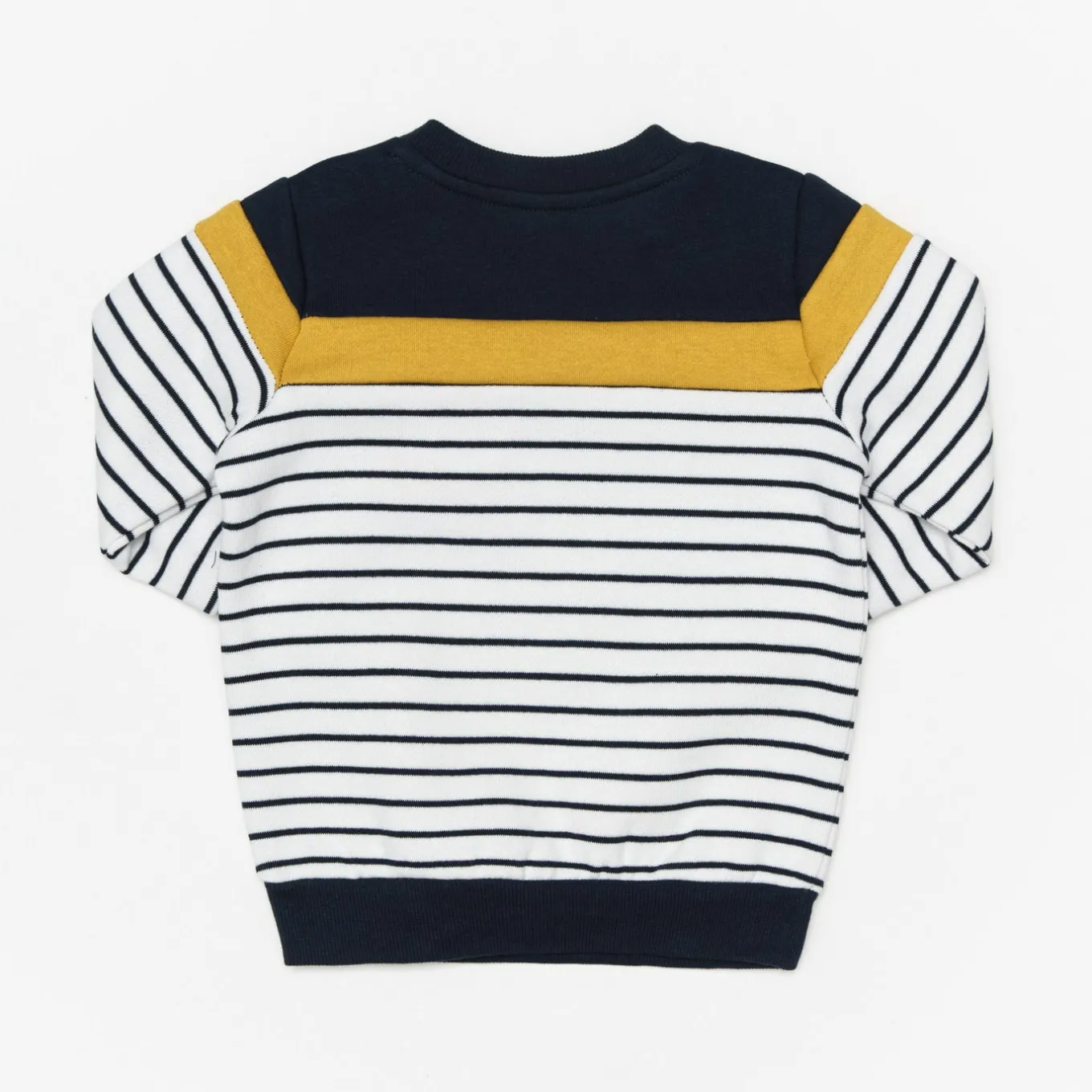 Varsity Kid Navy Striped Sweater Top - Toddler Boy