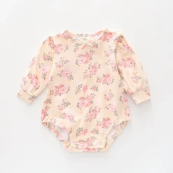 Vintage Bunny, Baby Girls Bodysuit