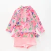 Watercolour Floral Swimsuit Set